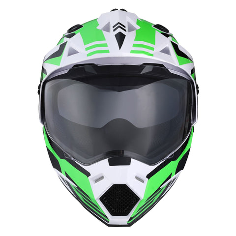 1Storm Dual Sport Motorcycle Motocross Off Road Full Face Helmet Dual ...